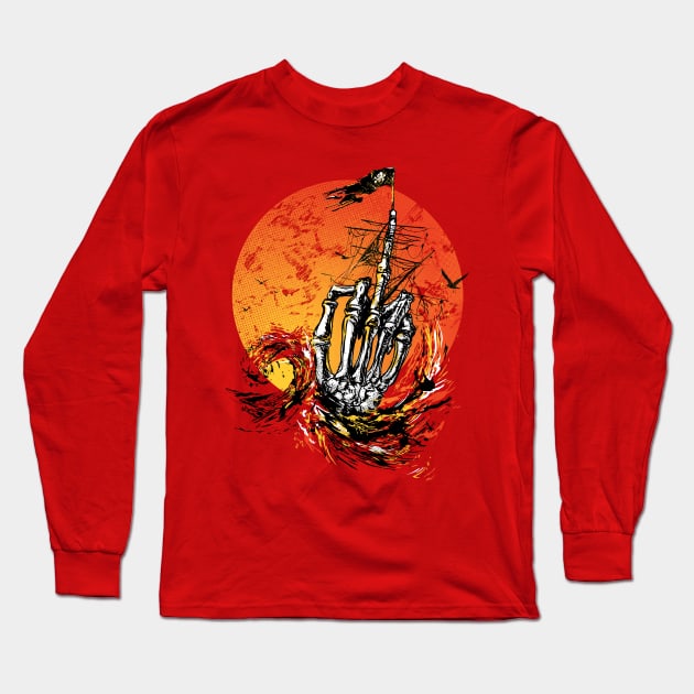 Sea of Bones Long Sleeve T-Shirt by jemae